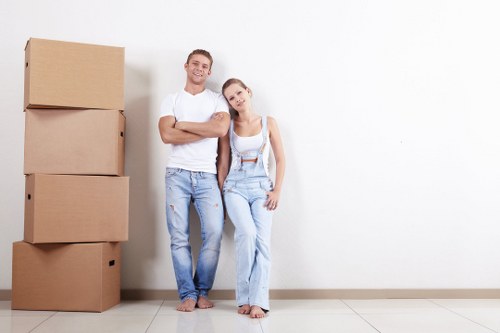 Local removals team helping with a home move in Hayes