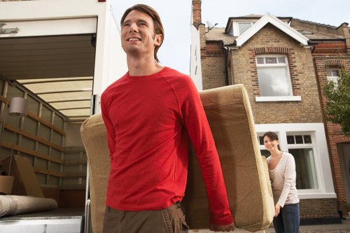 Organized storage boxes and furniture in Hayes