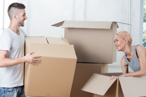 Local moving service supporting a small business move in Hayes