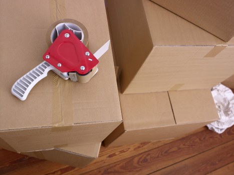 Business stock stored with mobile self storage in Hayes